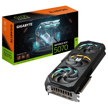Gigabyte Graphics card GeForce RTX 5070 GAMING OC 12GB GDDR7 12GB 192bit HDMI/3DP
