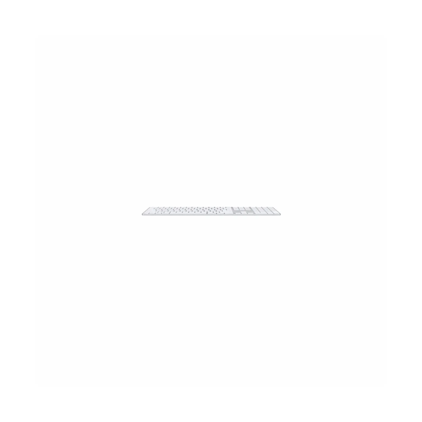 Apple Magic Keyboard with Touch ID and Numeric Keypad for Mac models with Apple silicon - International English - White Keys