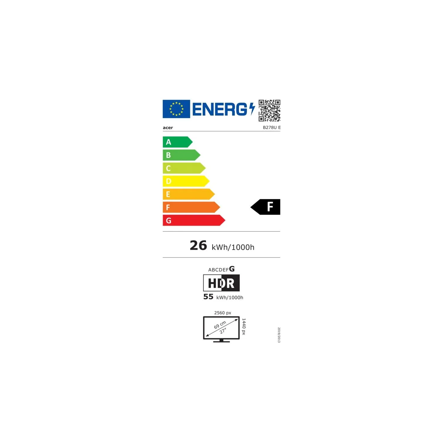 Acer | Vero B8 B278UEbemiqprcuzx | 27 " | IPS | 16:9 | 100 Hz | 4 ms | 2560 x 1440 pixels | 350 cd/m² | HDMI ports quantity 1 | 