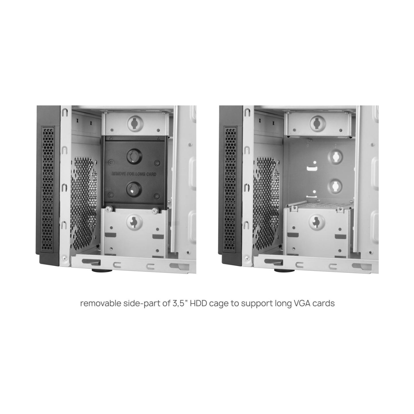 Chieftec Case|CHIEFTEC|HC-10B-OP|MidiTower|Not included|ATX|MicroATX|MiniITX|Colour Black|HC-10B-OP