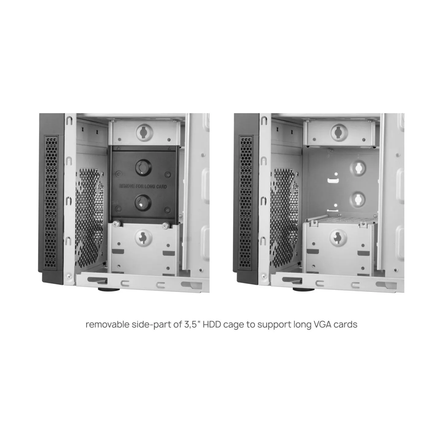 Chieftec Case|CHIEFTEC|HC-10B-OP|MidiTower|Not included|ATX|MicroATX|MiniITX|Colour Black|HC-10B-OP