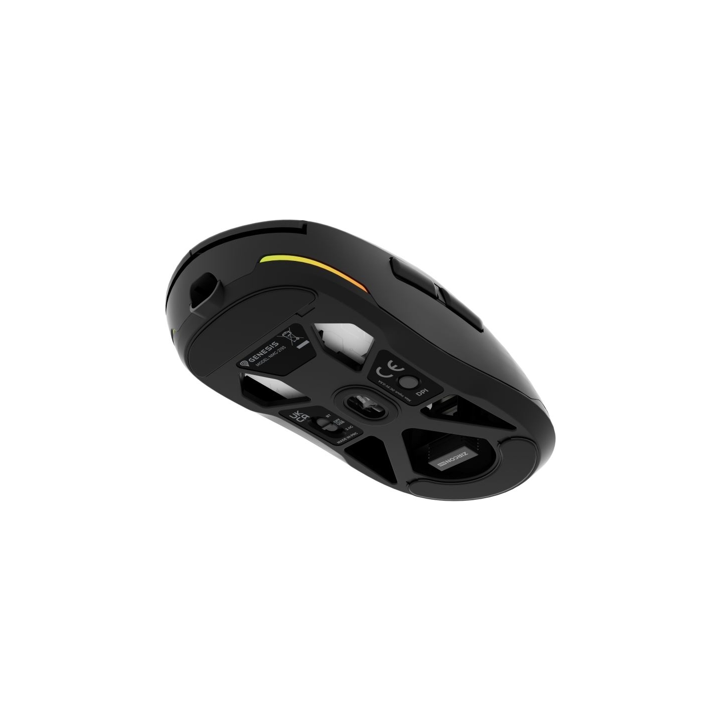 Genesis | Zircon 660 PRO | Gaming Mouse | Wireless/Wired | 2.4 GHz, Bluetooth, USB | Black