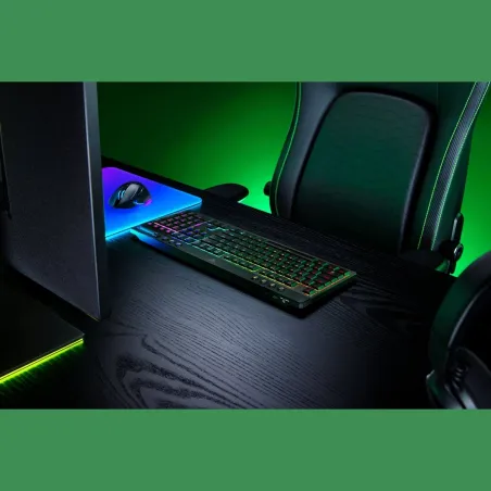 Razer | BlackWidow V4 Low-profile HyperSpeed | Gaming Keyboard | Wireless | US | Yellow Linear