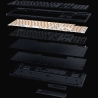 Razer | BlackWidow V4 Low-profile HyperSpeed | Gaming Keyboard | Wireless | US | Yellow Linear