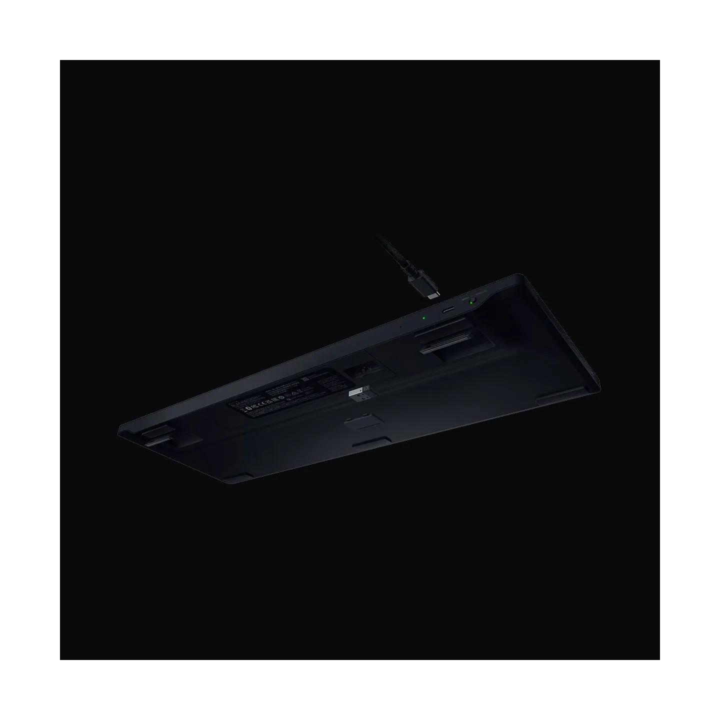 Razer | BlackWidow V4 Low-profile HyperSpeed | Gaming Keyboard | Wireless | US | Yellow Linear