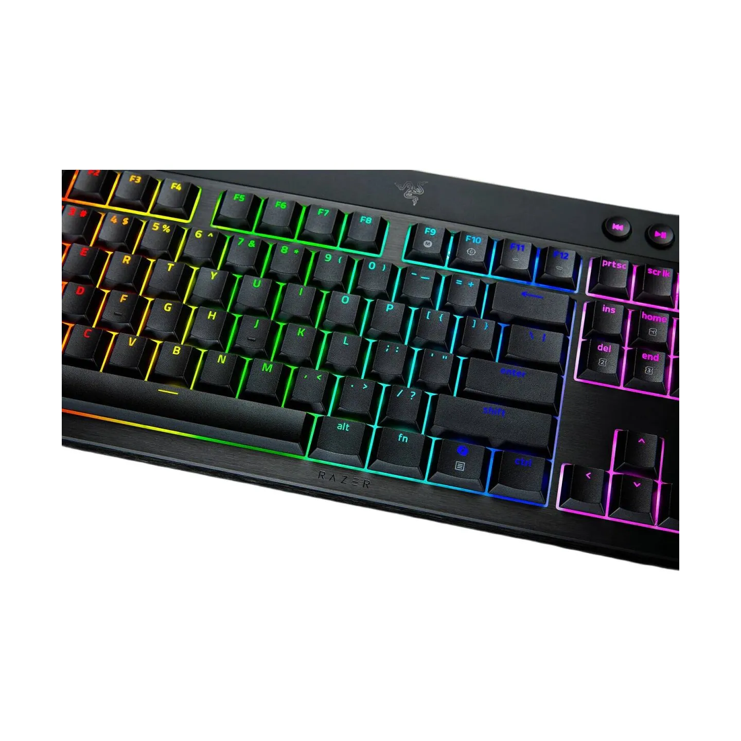 Razer | BlackWidow V4 Low-profile HyperSpeed | Gaming Keyboard | Wireless | US | Yellow Linear