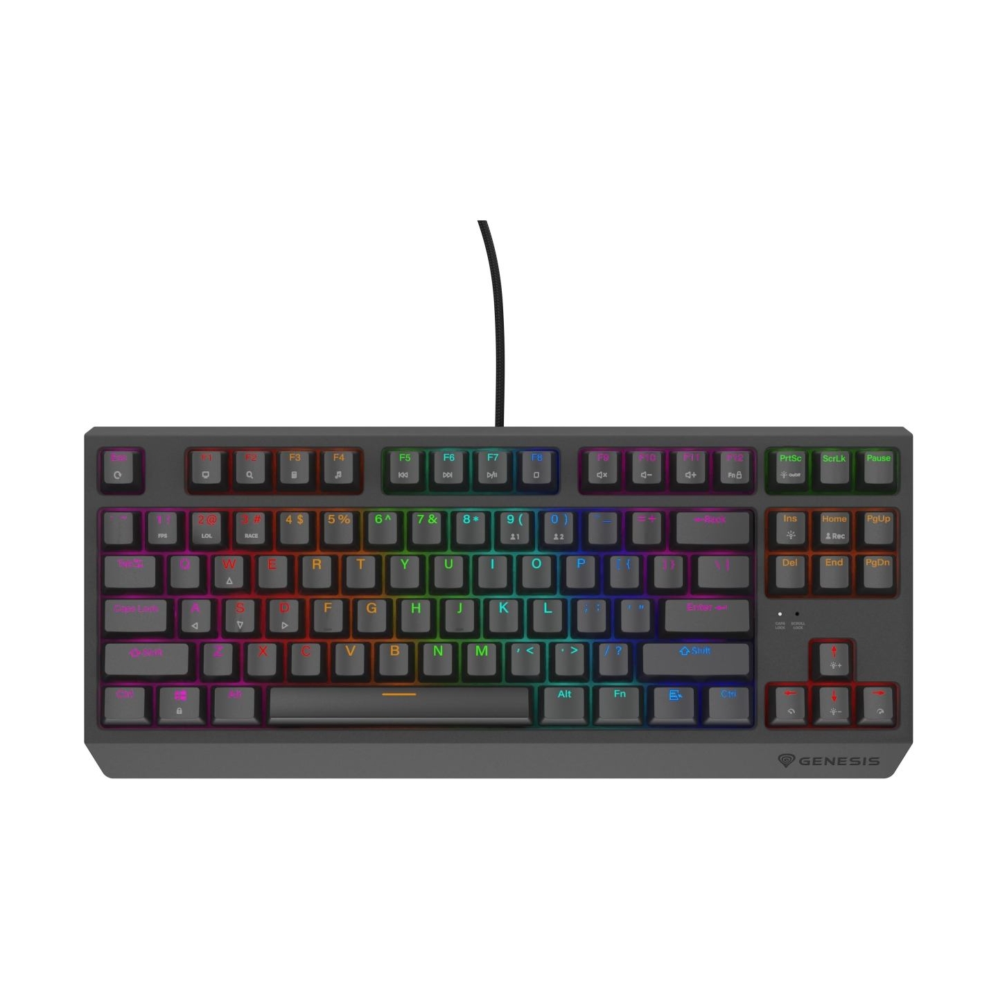 Genesis THOR 230 | Mechanical Gaming Keyboard | Wired | US | Outemu Red | Black