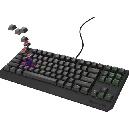 Genesis | THOR 230 | Mechanical Gaming Keyboard | Wired | US | Outemu Brown | Black