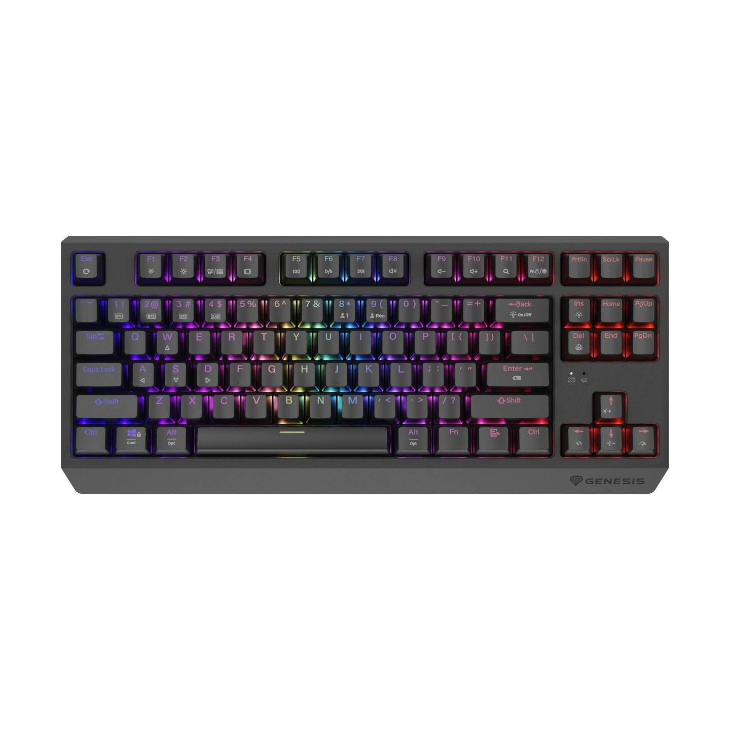 Genesis | THOR 230 | Mechanical Gaming Keyboard | Wireless | US | Outemu Red | Black