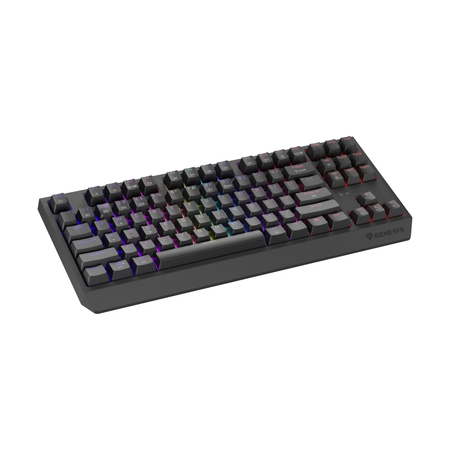 Genesis | THOR 230 | Mechanical Gaming Keyboard | Wireless | US | Outemu Red | Black