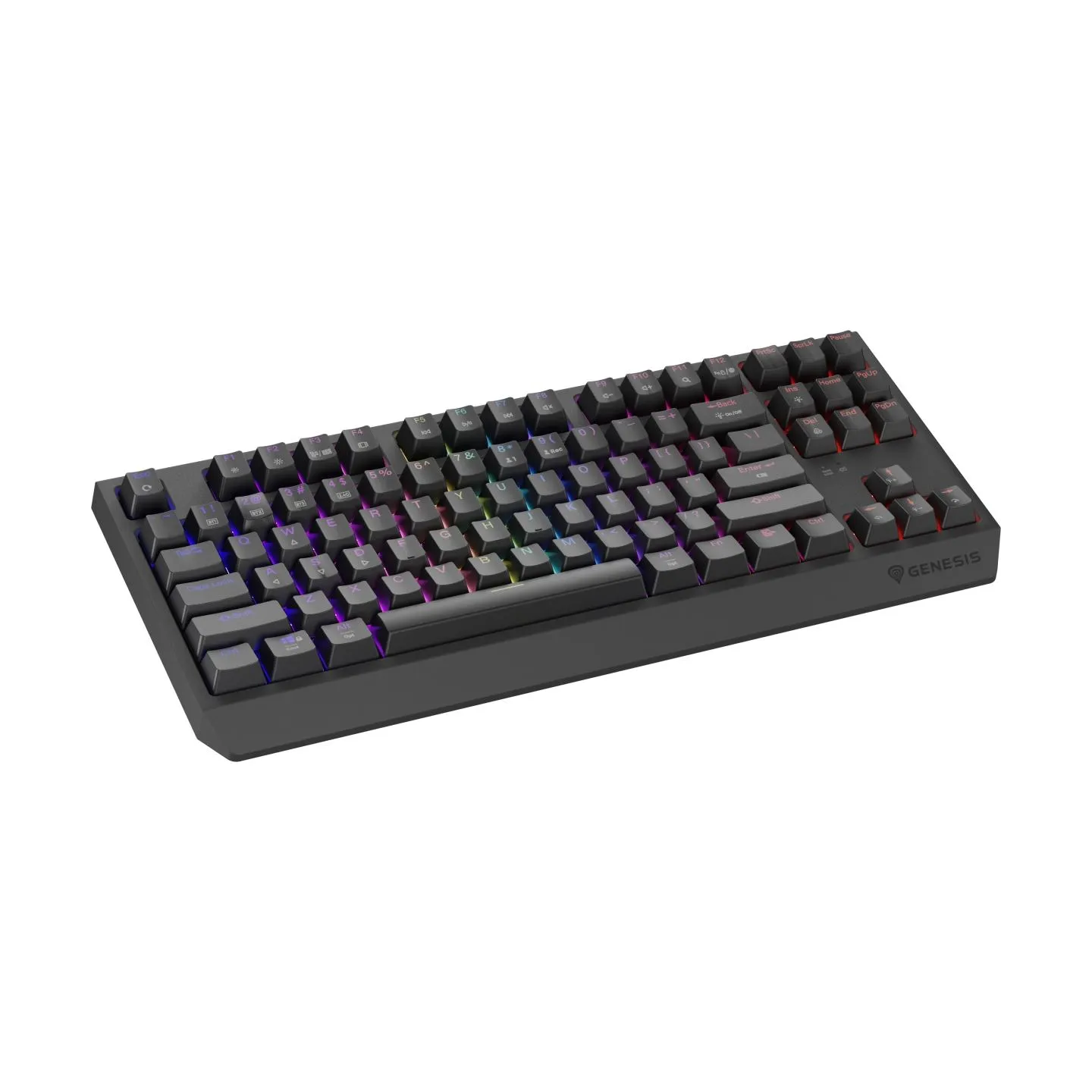 Genesis | THOR 230 | Mechanical Gaming Keyboard | Wireless | US | Outemu Red | Black