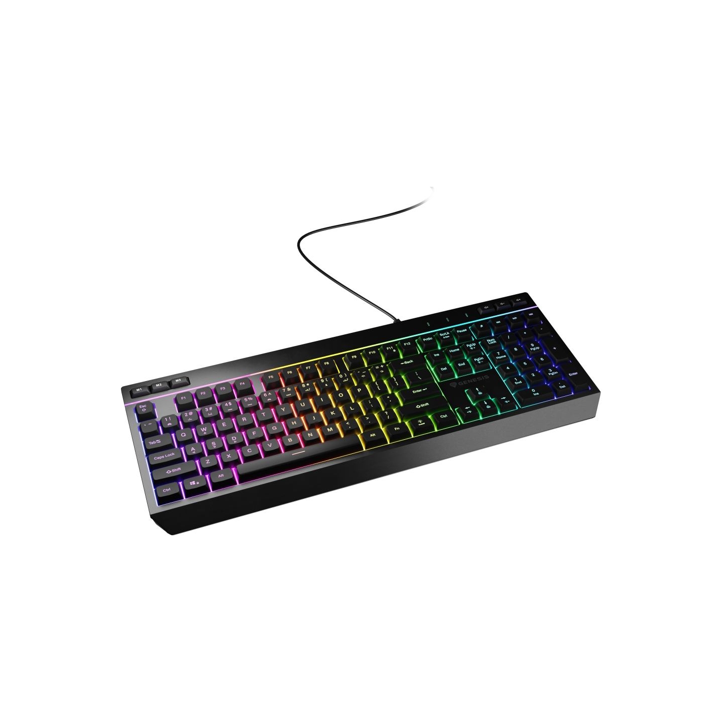 Genesis | Rhod 530 | Membrane Gaming Keyboard | Wired | US | Black