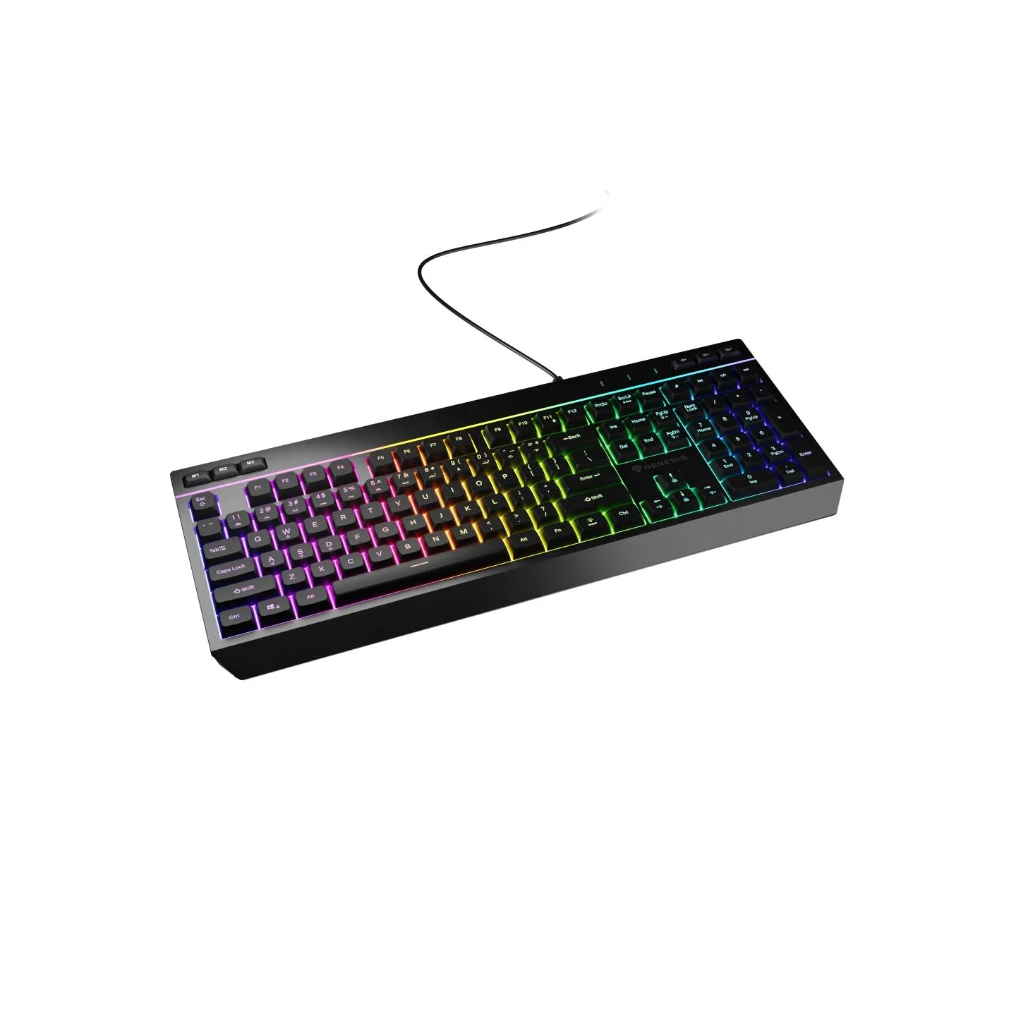 Genesis | Rhod 530 | Membrane Gaming Keyboard | Wired | US | Black