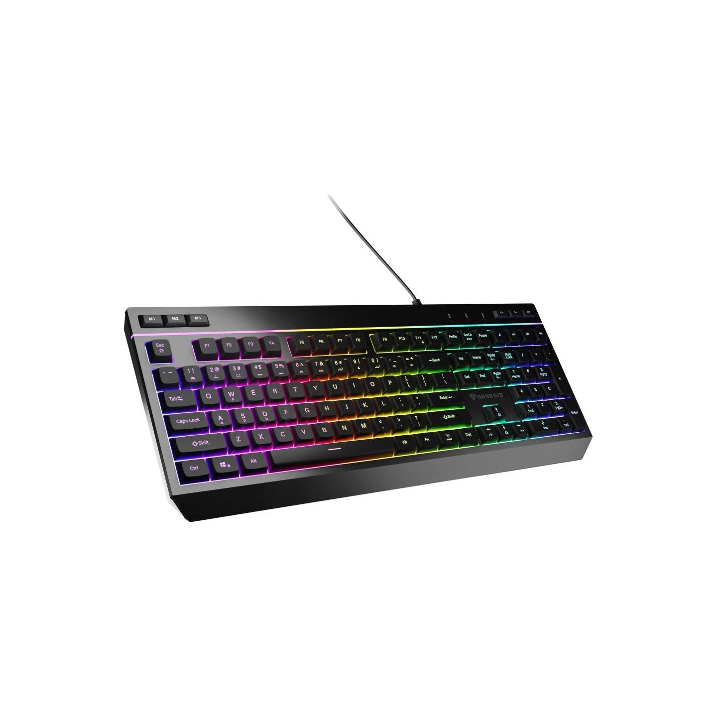 Genesis | Rhod 530 | Membrane Gaming Keyboard | Wired | US | Black