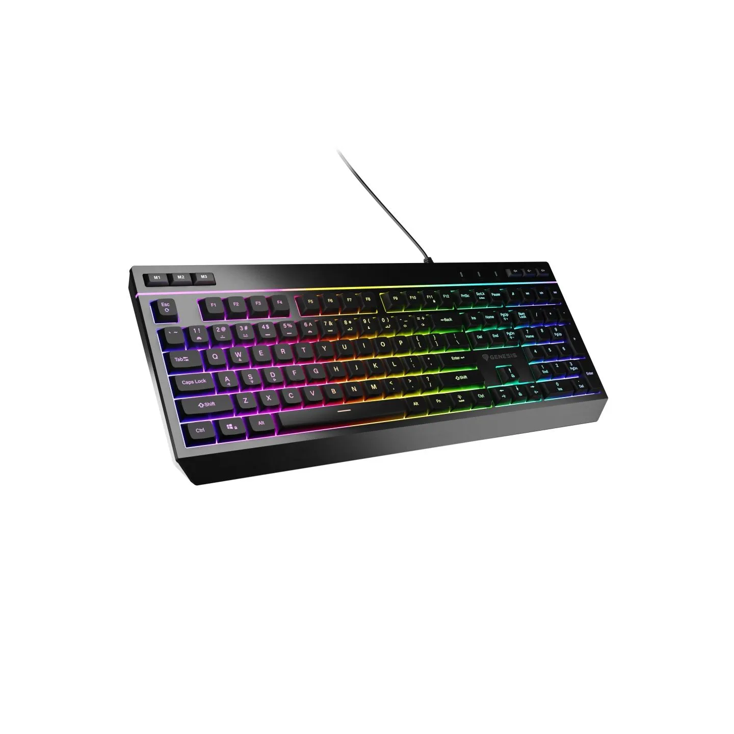 Genesis | Rhod 530 | Membrane Gaming Keyboard | Wired | US | Black