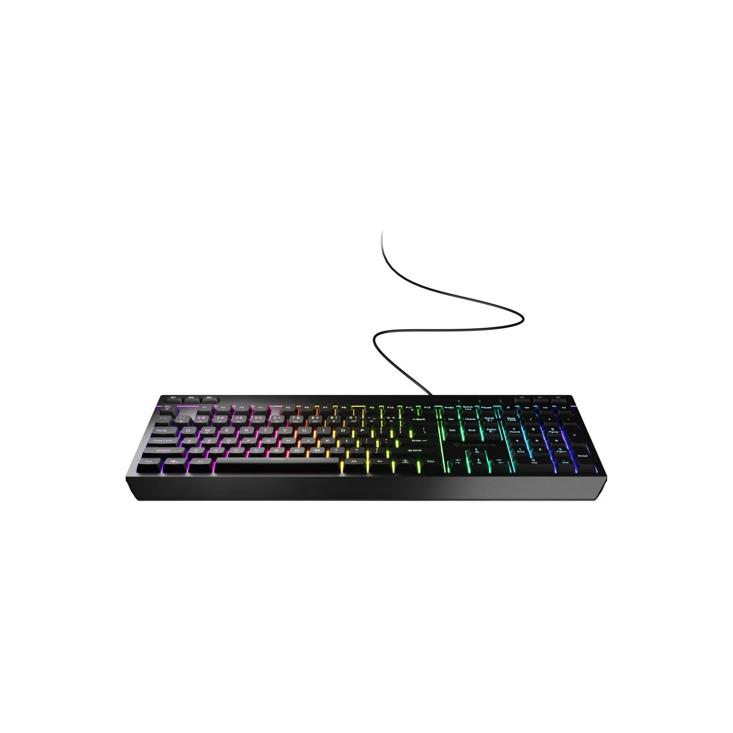 Genesis | Rhod 530 | Membrane Gaming Keyboard | Wired | US | Black