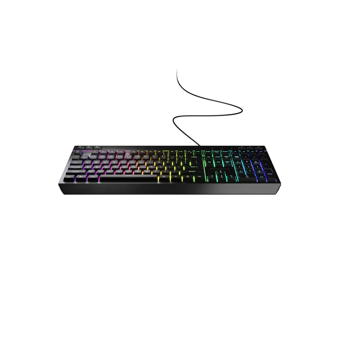 Genesis | Rhod 530 | Membrane Gaming Keyboard | Wired | US | Black
