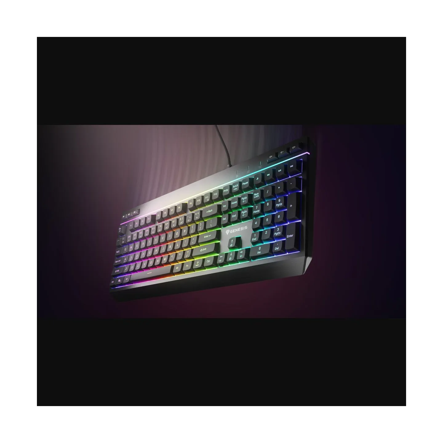 Genesis | Rhod 530 | Membrane Gaming Keyboard | Wired | US | Black