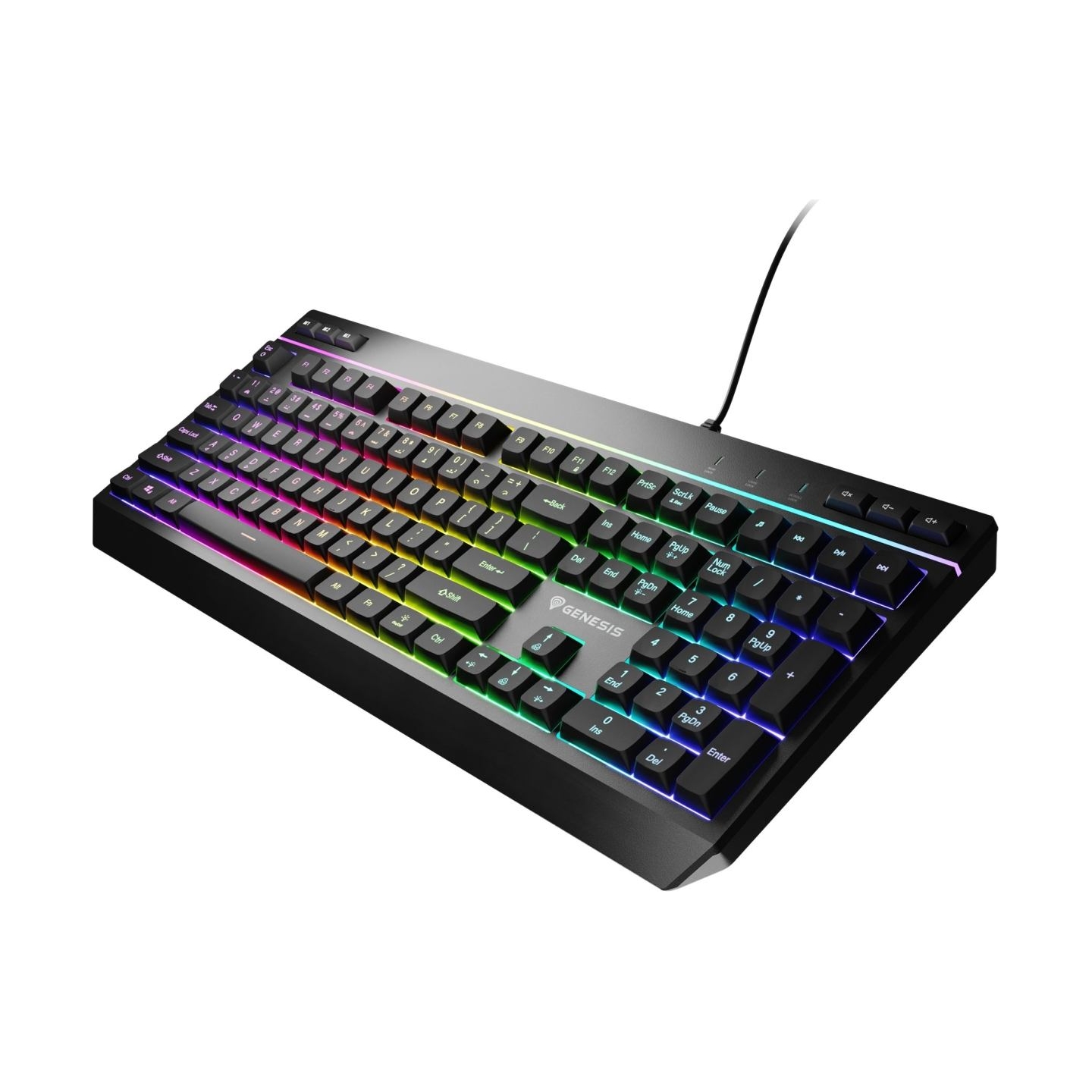 Genesis | Rhod 530 | Membrane Gaming Keyboard | Wired | US | Black
