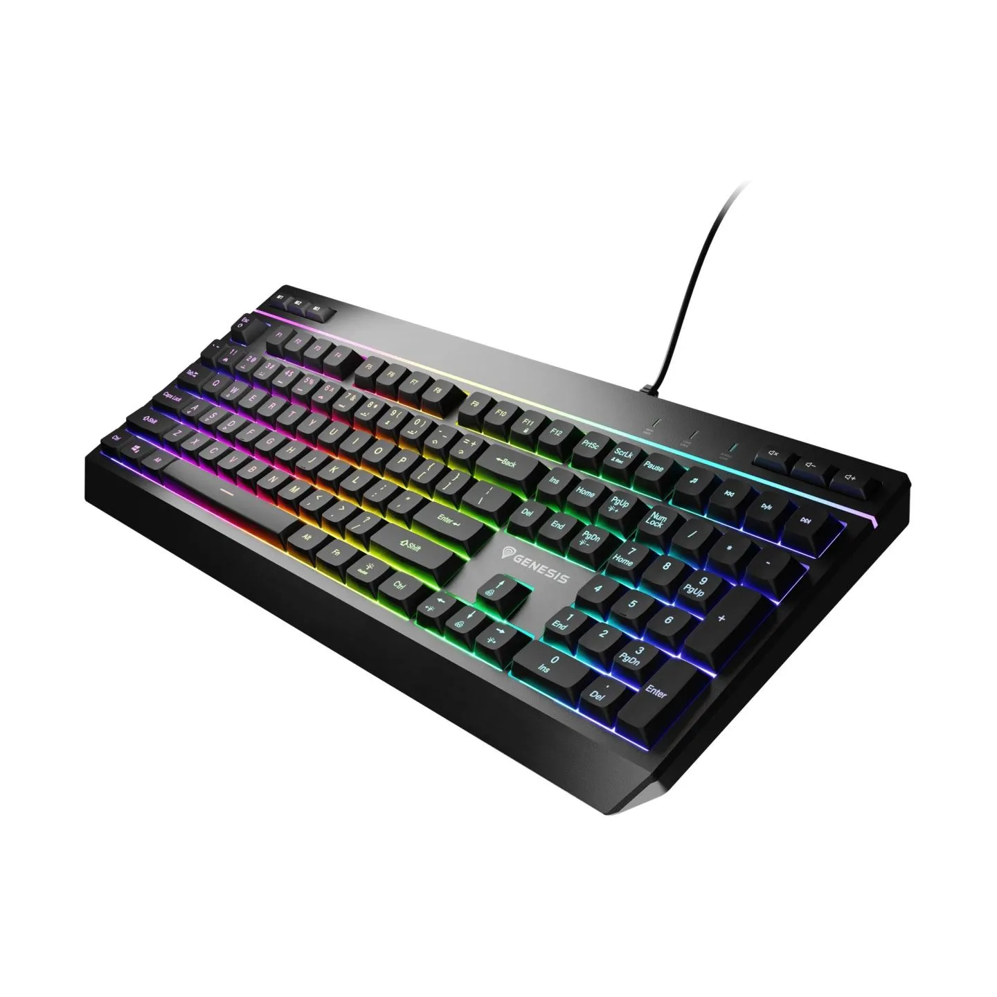 Genesis | Rhod 530 | Membrane Gaming Keyboard | Wired | US | Black