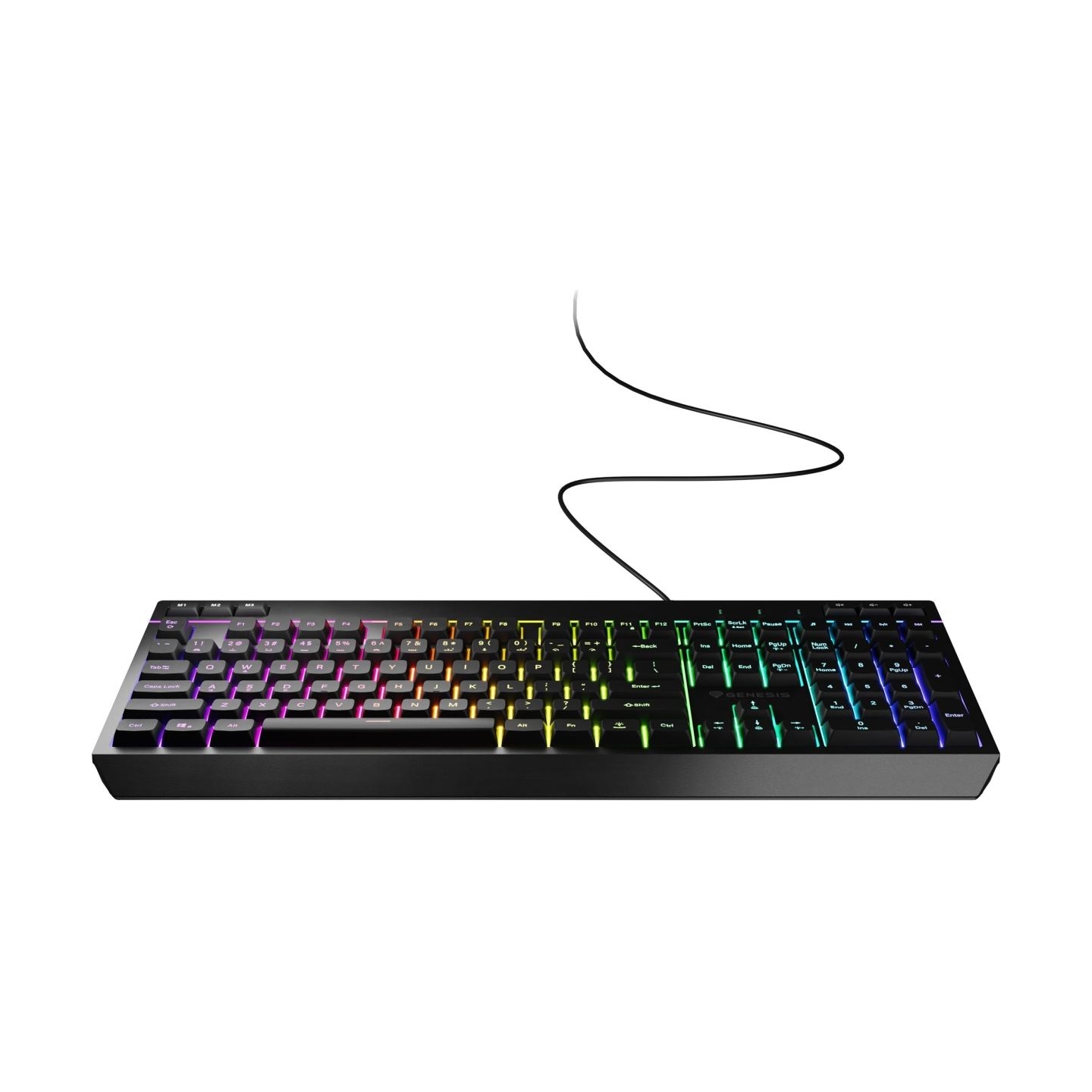 Genesis | Rhod 530 | Membrane Gaming Keyboard | Wired | US | Black