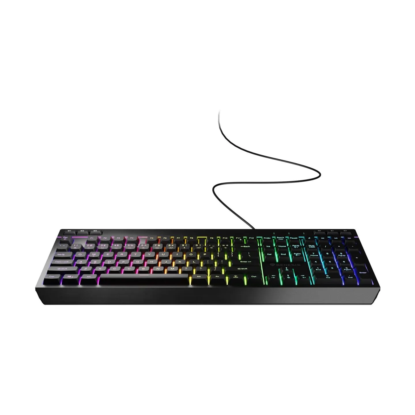 Genesis | Rhod 530 | Membrane Gaming Keyboard | Wired | US | Black