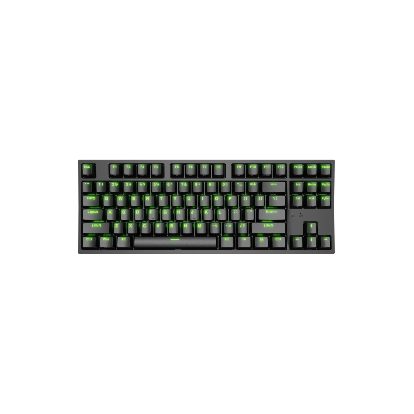 Genesis | THOR 404 TKL | Mechanical Gaming Keyboard | Wired | US | Gateron Yellow Pro | Black | RGB