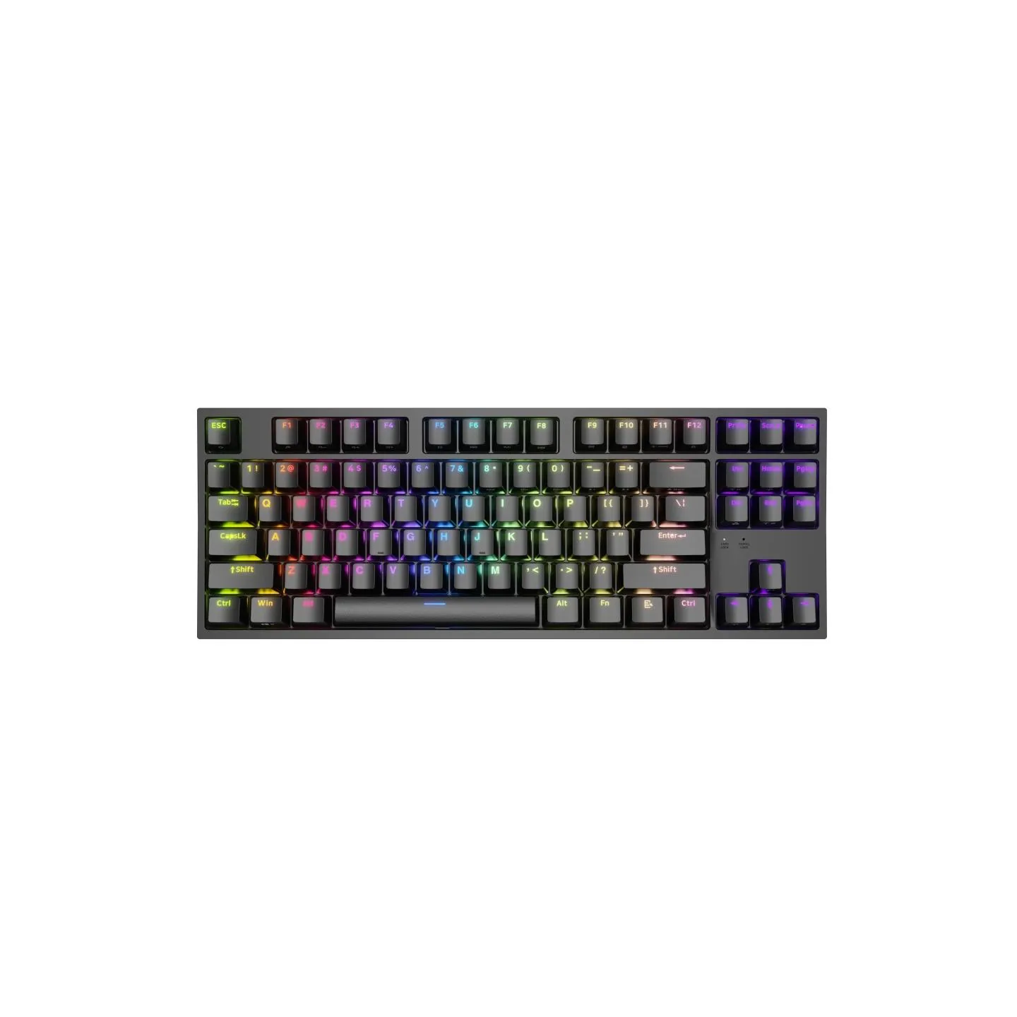 Genesis | THOR 404 TKL | Mechanical Gaming Keyboard | Wired | US | Gateron Yellow Pro | Black | RGB