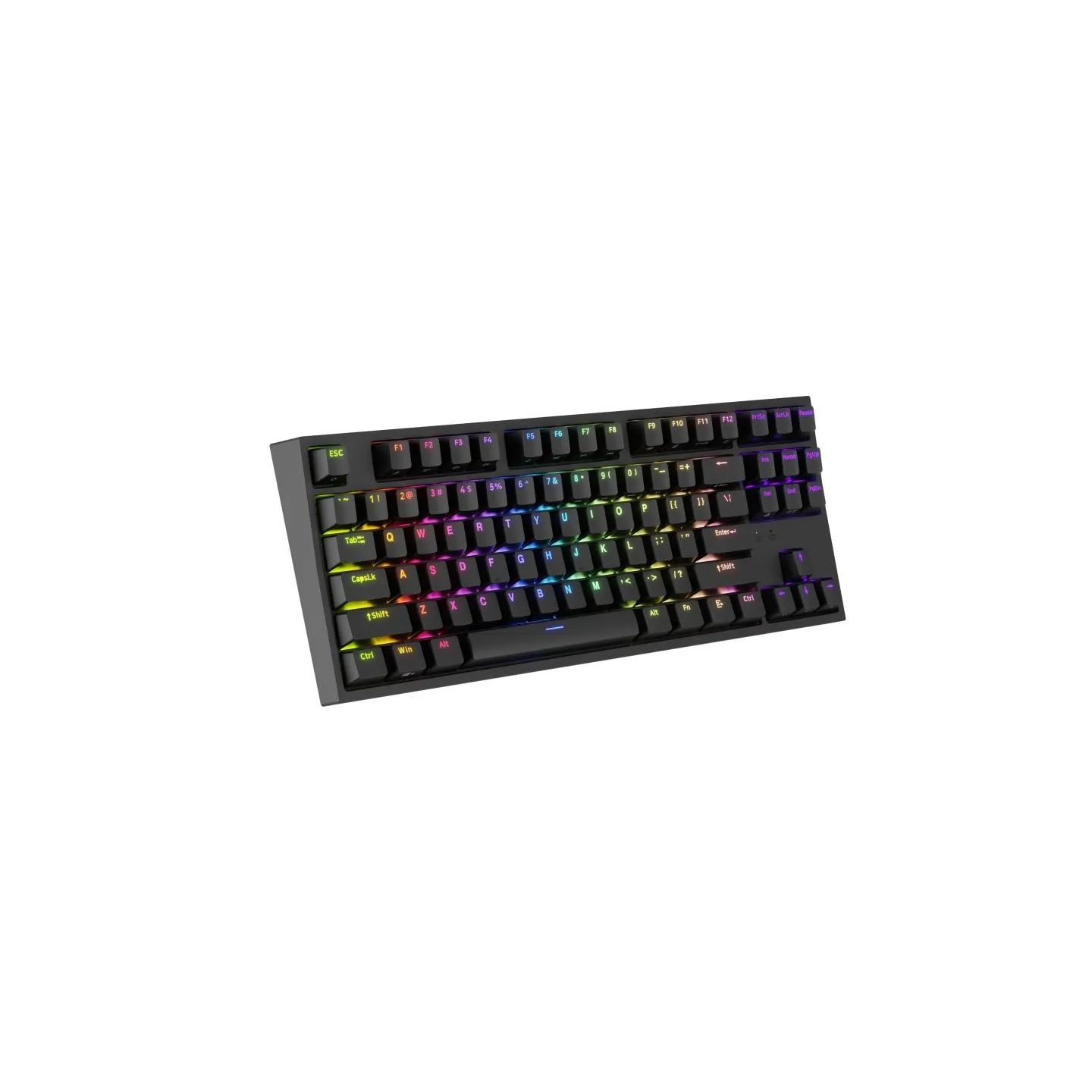 Genesis | THOR 404 TKL | Mechanical Gaming Keyboard | Wired | US | Gateron Yellow Pro | Black | RGB
