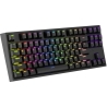 Genesis | THOR 404 TKL | Mechanical Gaming Keyboard | Wired | US | Gateron Yellow Pro | Black | RGB