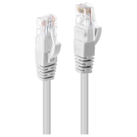Lindy CABLE CAT6 U/UTP 0.5M/WHITE 48091 LINDY