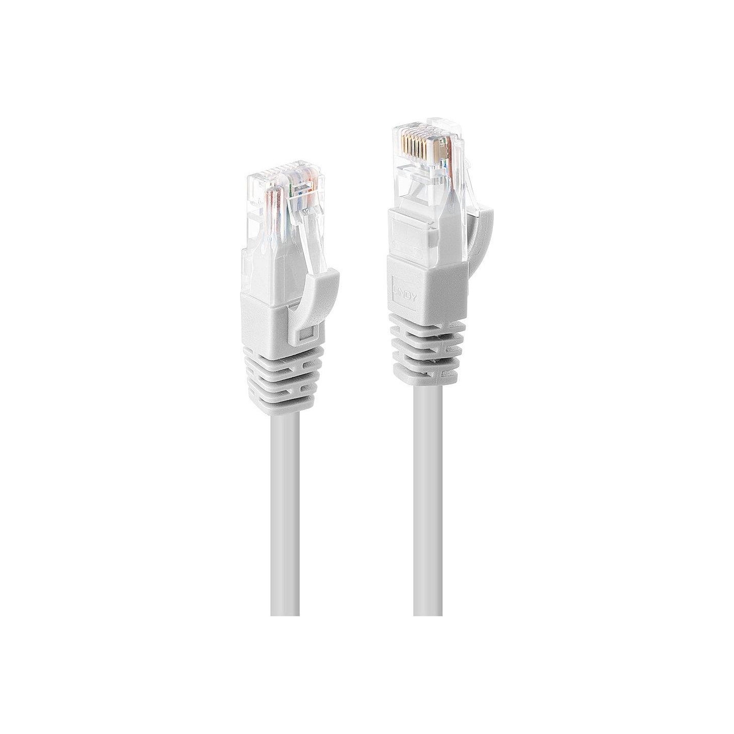 Lindy CABLE CAT6 U/UTP 0.5M/WHITE 48091 LINDY