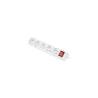Lanberg Cable Power Strip, 5X French Outlets with Switch, Quality-Grade Copper, 1.5 m | PS1-05E-0150-W