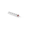 Lanberg Cable Power Strip, 5X French Outlets with Switch, Quality-Grade Copper, 1.5 m | PS1-05E-0150-W