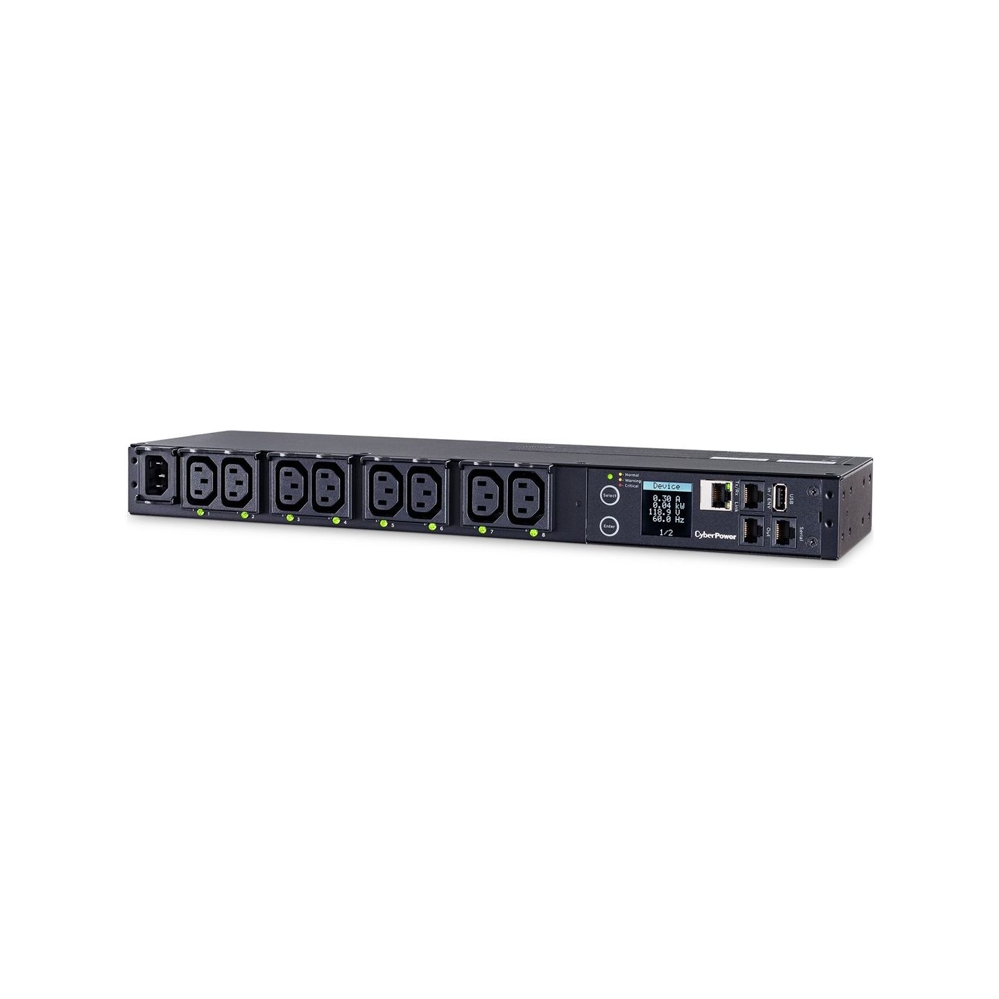Cyberpower Management strip PDU41004 1U, 12A, 8xC13
