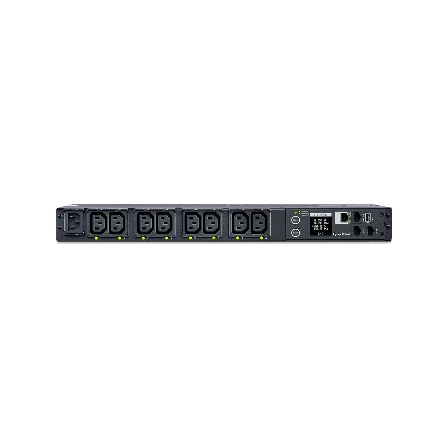 Cyberpower Management strip PDU41004 1U, 12A, 8xC13