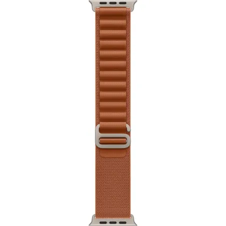 Apple 49mm Terra Cotta Alpine Loop - Medium - Natural Titanium Finish | Apple