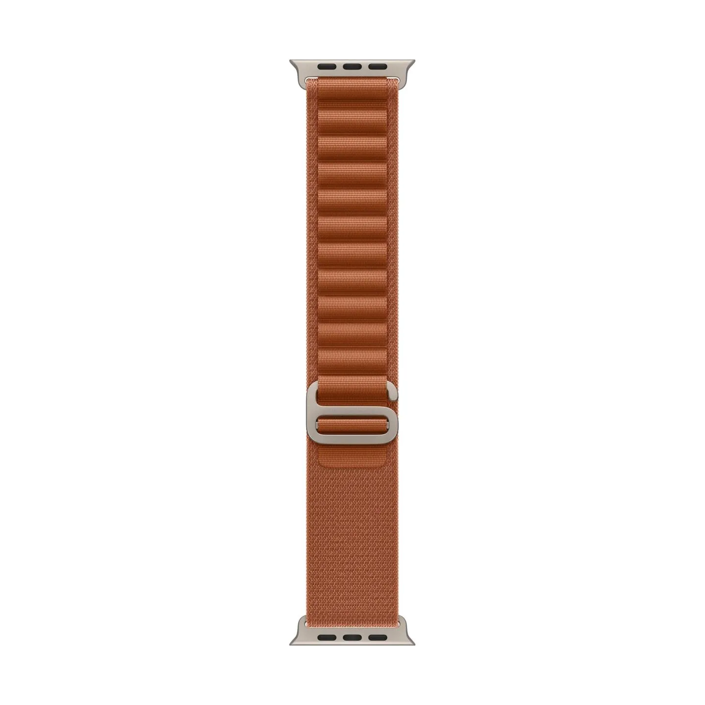 Apple 49mm Terra Cotta Alpine Loop - Medium - Natural Titanium Finish | Apple