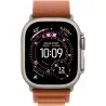 Apple 49mm Terra Cotta Alpine Loop - Medium - Natural Titanium Finish | Apple