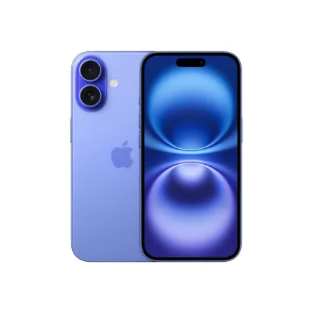 Apple | iPhone 16 | Ultramarine | 6.1 " | 2556 x 1179 pixels | OLED | A18 | Internal RAM 8 GB | 128 GB | Dual SIM | Nano SIM | 5