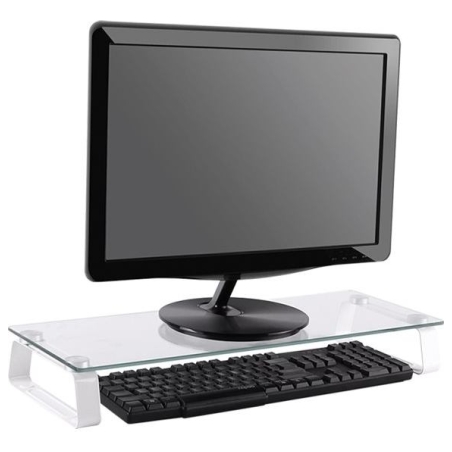Logilink BP0027 Tabletop monitor riser, glass | Logilink