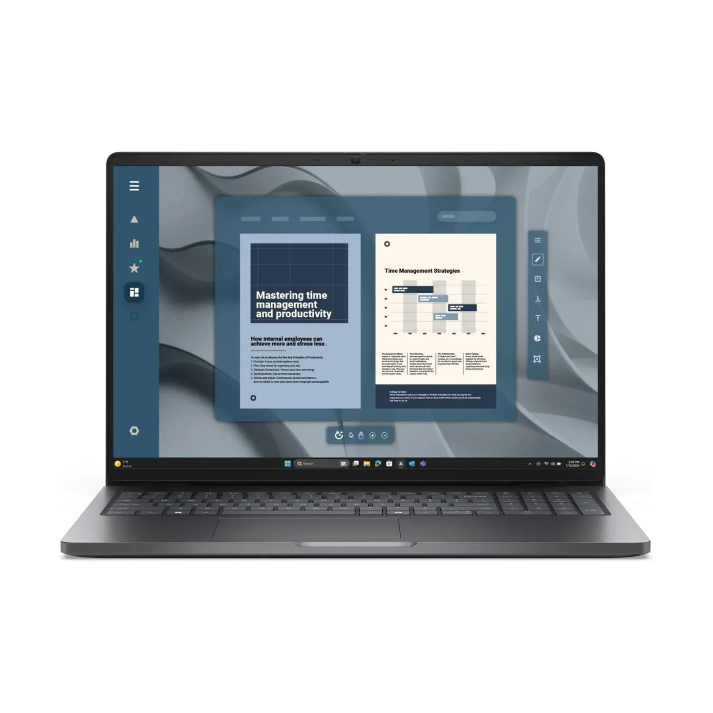 Dell Pro 16 PC16255 | Magnetite | 16 " | IPS | FHD+ | 1920 x 1200 pixels | Anti-glare | AMD Ryzen 5 | 220 | 16 GB | DDR5 | Solid