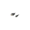 Lanberg HDMI to DVI-D Cable, Single Link with Gold-Plated Connectors | CA-HDDV-10CC-0018-BK | HDMI to DVI-D | 1.8 m