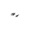 Lanberg HDMI to DVI-D Cable, Single Link with Gold-Plated Connectors | CA-HDDV-10CC-0018-BK | HDMI to DVI-D | 1.8 m