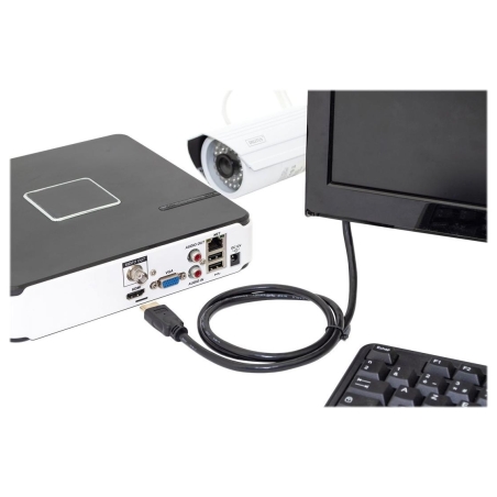 Digitus HDMI High Speed with Ethernet Connection Cable | DB-330123-020-S | 2 m