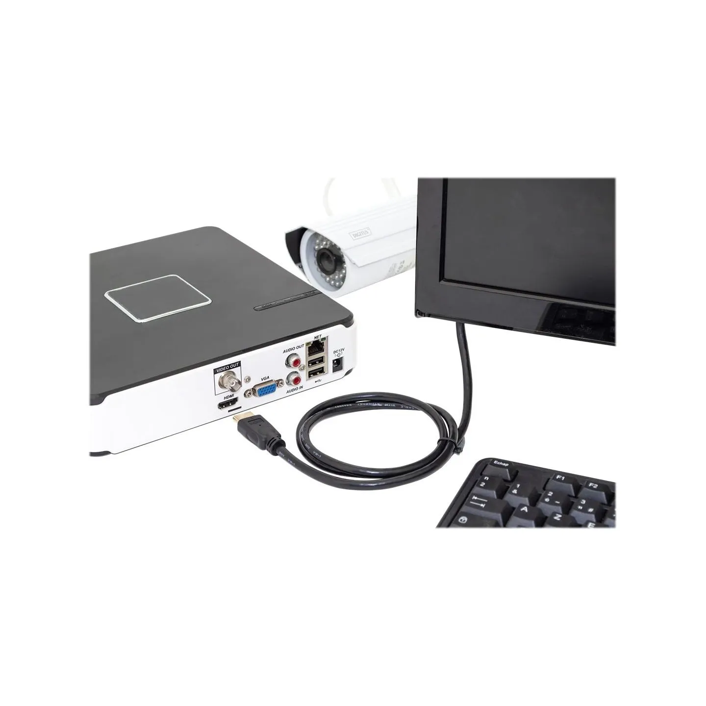 Digitus HDMI High Speed with Ethernet Connection Cable | DB-330123-020-S | 2 m
