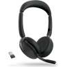Jabra Headphones Evolve2 65 Flex Link380a UC Stereo Wireless Charger