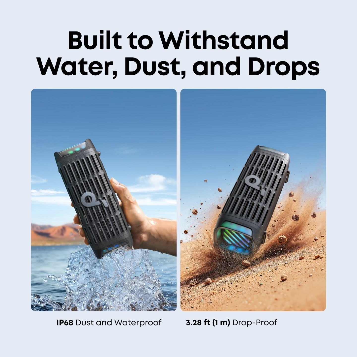 Anker Soundcore Speaker | Boom 3i | 50 W | Waterproof | Bluetooth | Wireless connection | Portable | Black