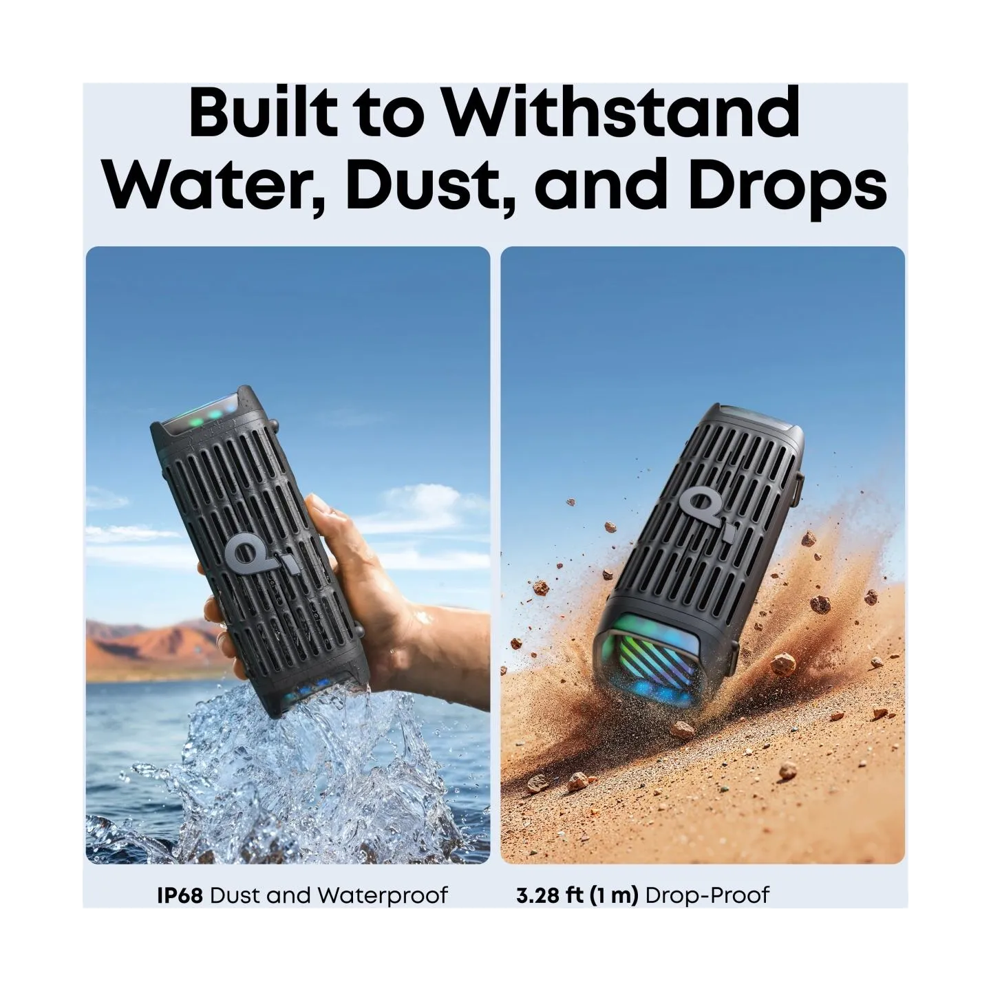Anker Soundcore Speaker | Boom 3i | 50 W | Waterproof | Bluetooth | Wireless connection | Portable | Black