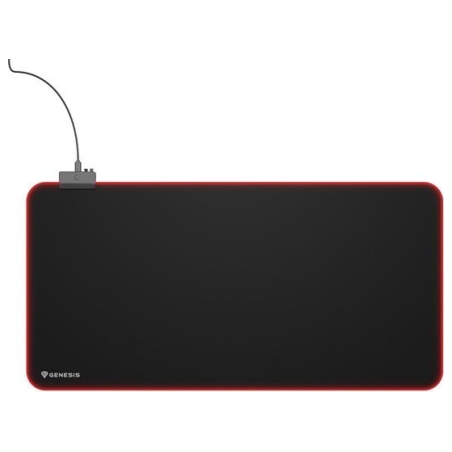 Genesis Mouse Pad | Boron 500 XXL RGB | Mouse pad | 400 x 800 x 4 mm | Black